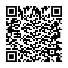 QR Code สำหรับหมายเลขโทรศัพท์ +2697478812