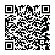 QR-Code für Telefonnummer +2697478821