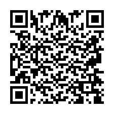 QR-koodi puhelinnumerolle +2697478852