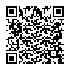 QR код за телефонен номер +2697478856