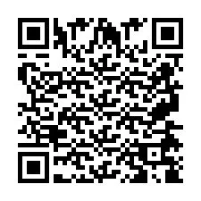 QR-код для номера телефона +2697478883