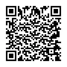 QR Code for Phone number +2697478884