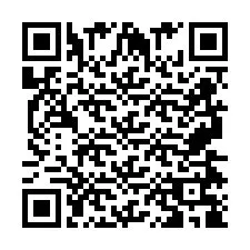 QR Code for Phone number +2697478947