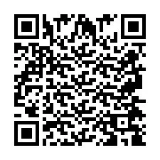 QR Code for Phone number +2697478996