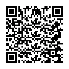 Código QR para número de teléfono +2697479096