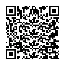 QR-Code für Telefonnummer +2697479172