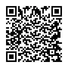 Código QR para número de telefone +2697479176