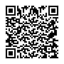 QR-Code für Telefonnummer +2697479243