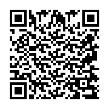 QR Code pour le numéro de téléphone +2697479342