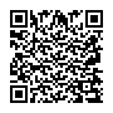 QR-code voor telefoonnummer +2697479344