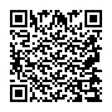 Codice QR per il numero di telefono +2697479387