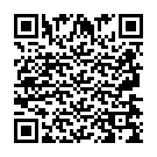 QR-code voor telefoonnummer +2697479410