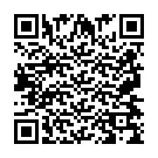 Codice QR per il numero di telefono +2697479423