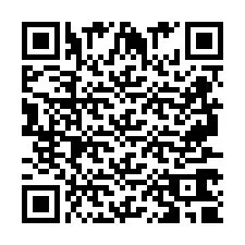 Codice QR per il numero di telefono +2697760986