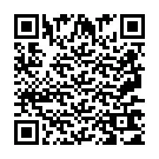 QR код за телефонен номер +2697761051