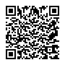 QR код за телефонен номер +2697761187