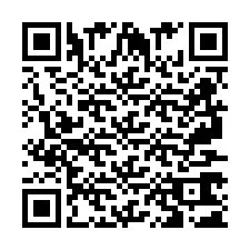 Codice QR per il numero di telefono +2697761288