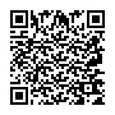 QR-code voor telefoonnummer +2697761474