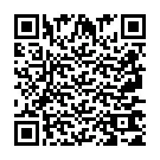 Codice QR per il numero di telefono +2697761534