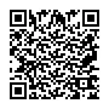 Codice QR per il numero di telefono +2697762427