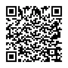 QR-code voor telefoonnummer +2697766724