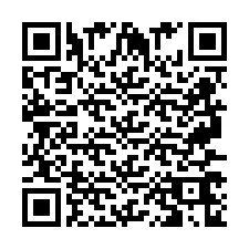 Codice QR per il numero di telefono +2697766822