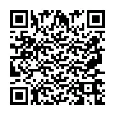 Codice QR per il numero di telefono +2697766823