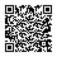 Codice QR per il numero di telefono +2697766848