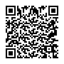 Codice QR per il numero di telefono +2697766869