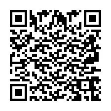 Codice QR per il numero di telefono +2697766944