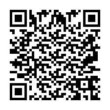 Codice QR per il numero di telefono +2697766949