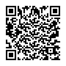 QR код за телефонен номер +2697767030