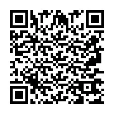 Código QR para número de teléfono +2697767034