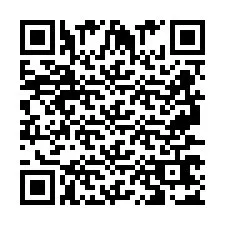 QR код за телефонен номер +2697767056