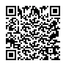 QR-code voor telefoonnummer +2697767069