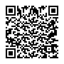 QR Code สำหรับหมายเลขโทรศัพท์ +2697767099