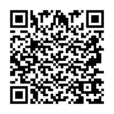 QR код за телефонен номер +2697767162