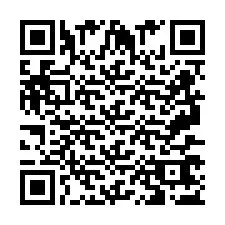 Codice QR per il numero di telefono +2697767221