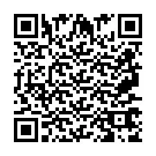 Codice QR per il numero di telefono +2697767813