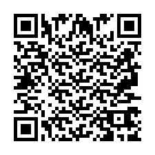 Codice QR per il numero di telefono +2697767909