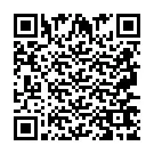 Codice QR per il numero di telefono +2697767972