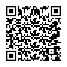 QR Code for Phone number +2697768089