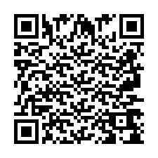 QR Code for Phone number +2697768098