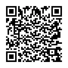 Codice QR per il numero di telefono +2697768104