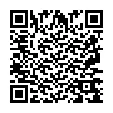 QR Code for Phone number +2697768129