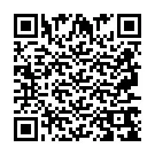 QR Code for Phone number +2697768142