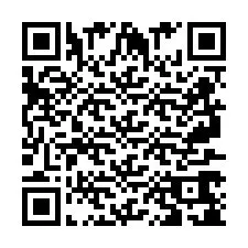 QR Code for Phone number +2697768184