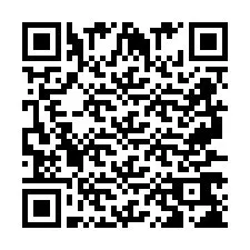 QR-code voor telefoonnummer +2697768296