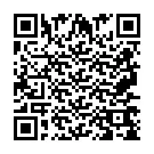 QR-code voor telefoonnummer +2697768527