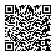 QR Code for Phone number +2697768586